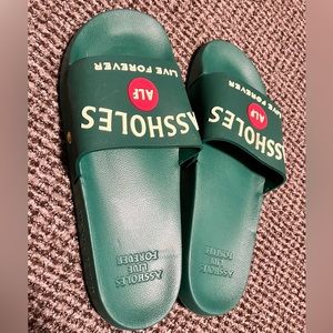 Assholes Live Forever Slides/ Flip Flops